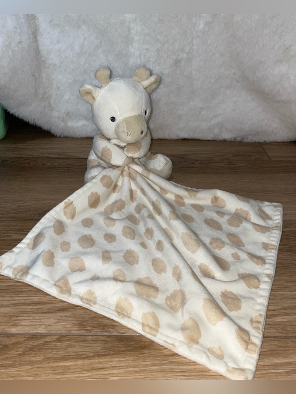 Bon Bebe Giraffe Plush Lovey Security Blanket